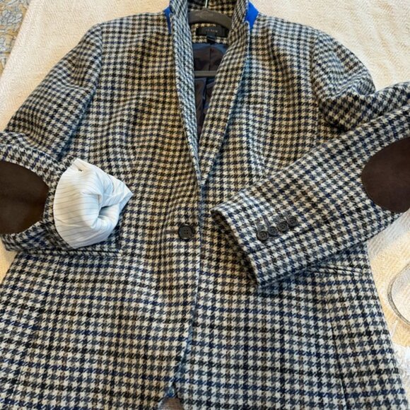 J. Crew Classic wool blazer with leather elbow pads - Picture 9 of 9